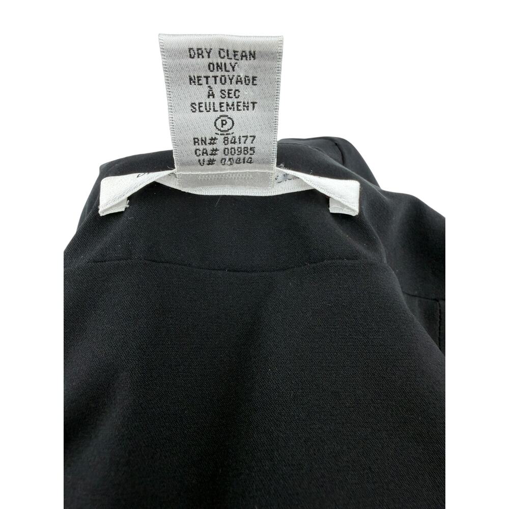 Diane Von Furstenberg Peyton Wrap Dress Puff Sleeve Knee Length Black 4 - Picture 10 of 12